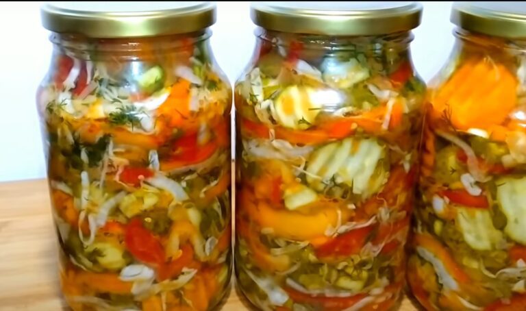 Кубанский салат на Зиму: Вкус лета в каждой банке! 4 Кубанский салат на Зиму: Вкус лета в каждой банке!